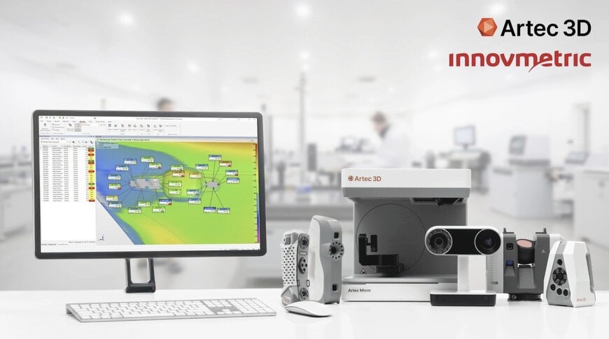 Artec 3D relie la num&eacute;risation portable &agrave; l&rsquo;inspection m&eacute;trologique