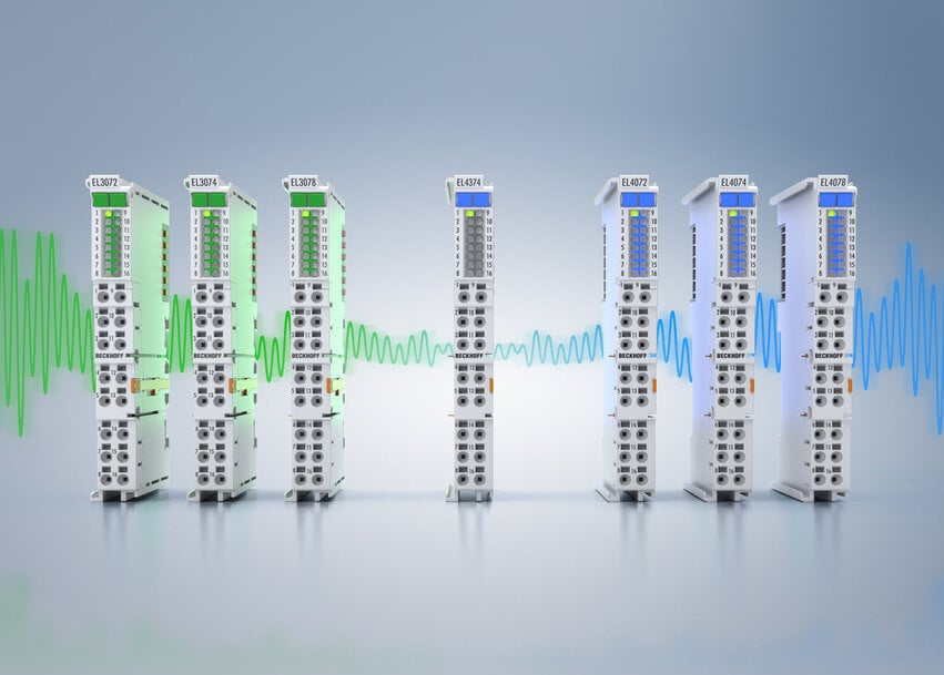 High-Density Analog I/O for EtherCAT Systems