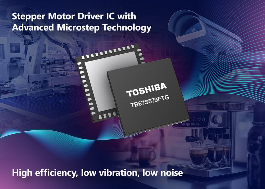 Toshiba Unveils New Stepper Motor Driver with Advanced Microstep Technology