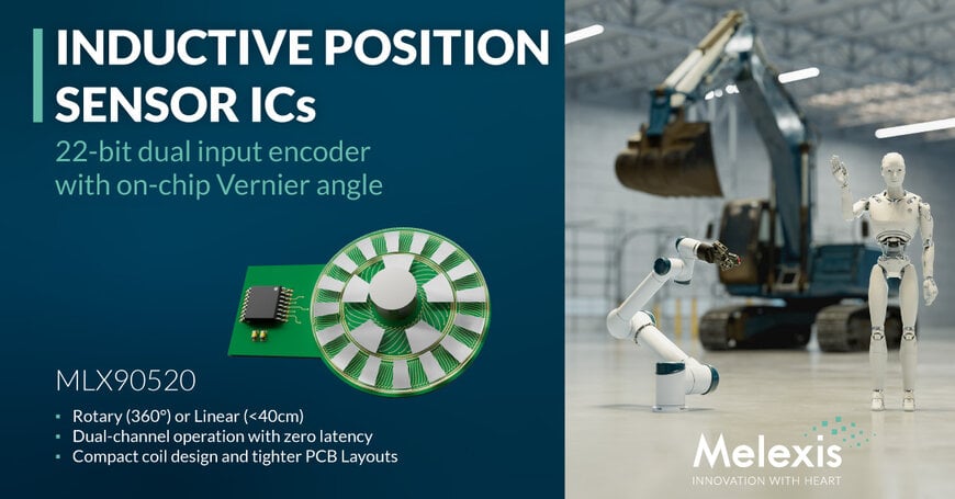 Melexis Unveils High-Resolution 22-Bit Inductive Encoder