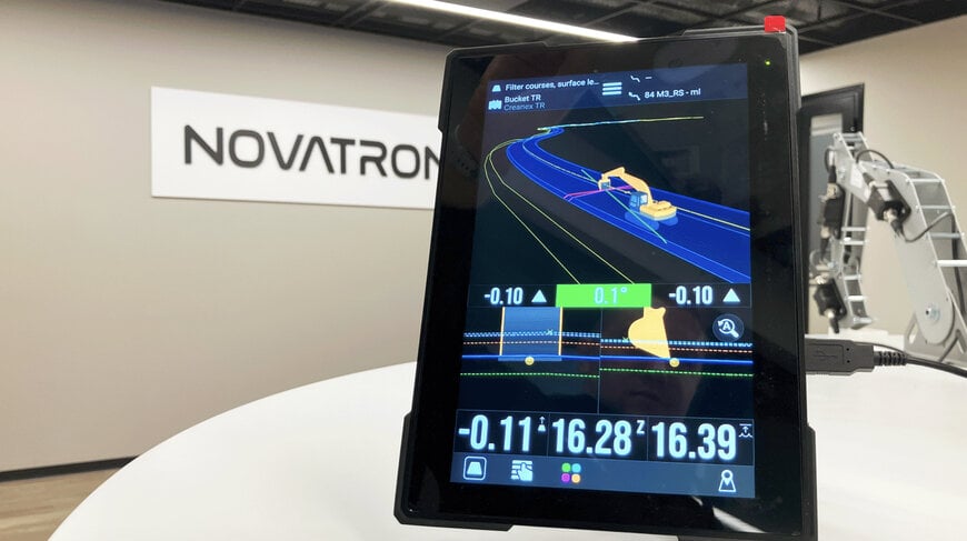 Novatron tuo Xsite 3D -koneohjauksen kaivinkoneisiin