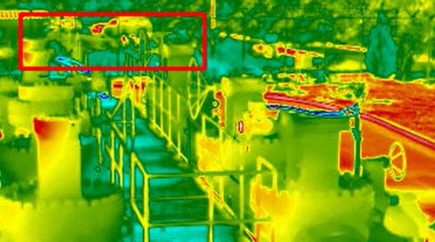 Detecci&oacute;n y supervisi&oacute;n de fugas de gas metano en instalaciones de regulaci&oacute;n de presi&oacute;n de GNL utilizando c&aacute;maras OGI Flir e IA 