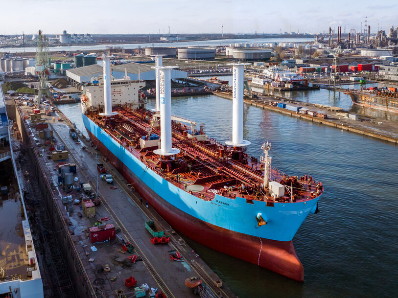 bound4blue completes first eSAIL installation under Maersk Tankers agreement