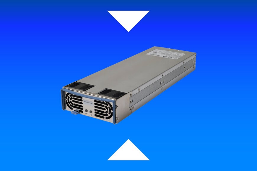 Alimentations compactes en rack 1U pour systèmes industriels redondants