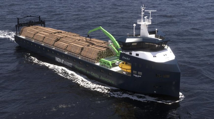 Wärtsilä toimittaa ammoniakkikäyttöisen Wärtsilä 25 -moottorin Skarv Shippingin rahtialukseen