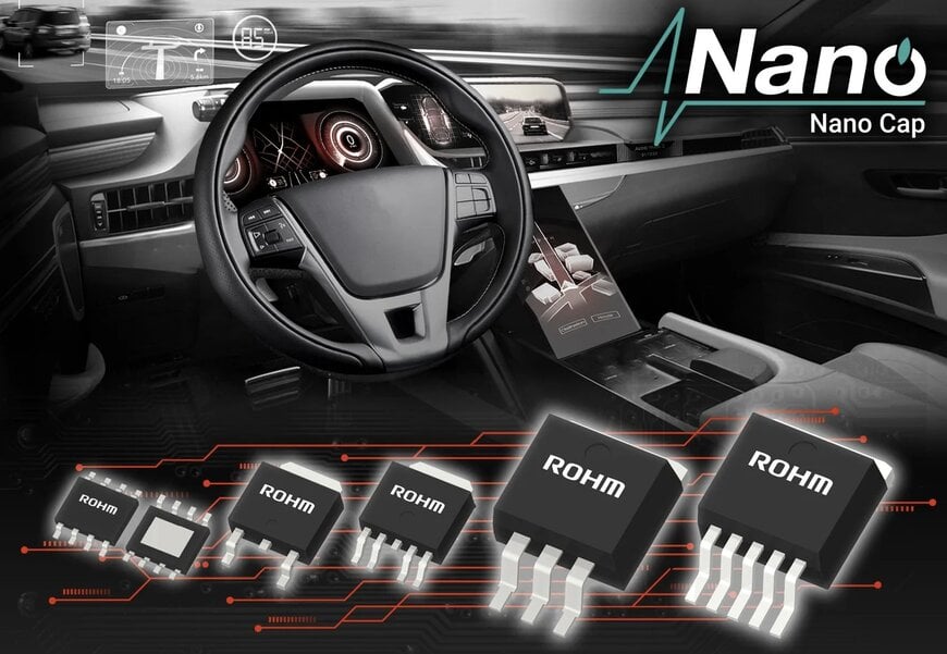 サブ&micro;Fコンデンサで安定動作する500mA LDOレギュレータ