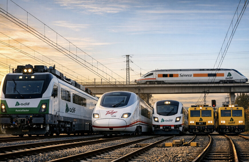 Flota avanzada para auscultación de infraestructuras ferroviarias