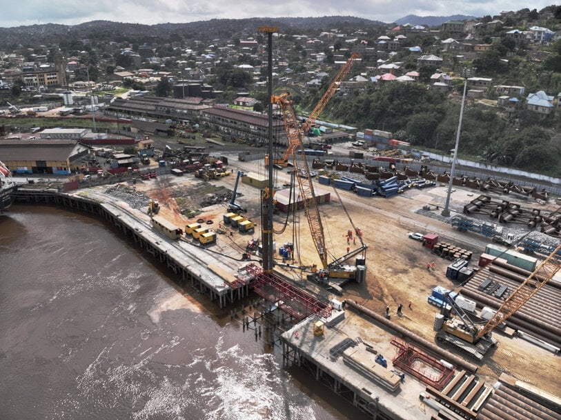 Eiffage G&eacute;nie Civil lance la construction d&rsquo;un quai au port de Matadi