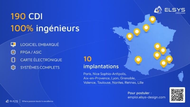 Elsys Design recrute massivement