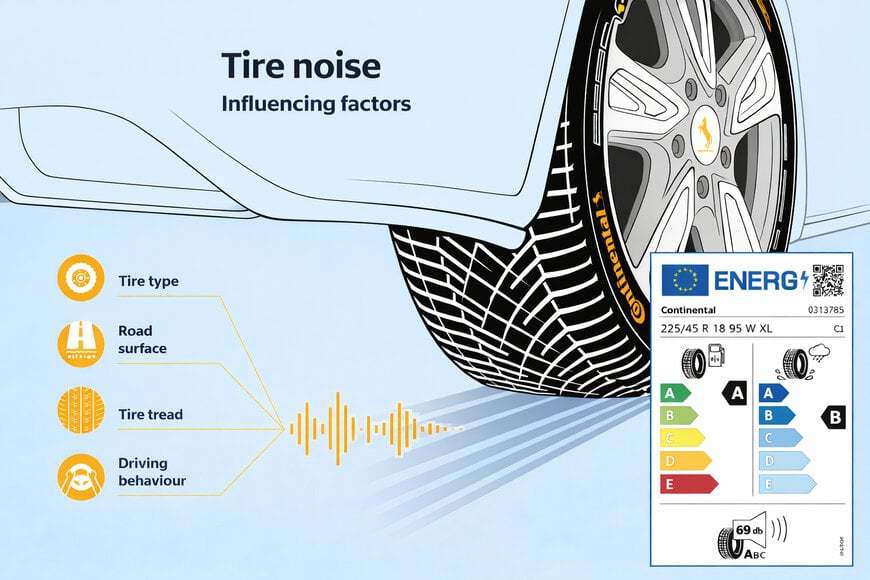Geräuscharme Reifentechnologie reduziert Fahrzeuglärm