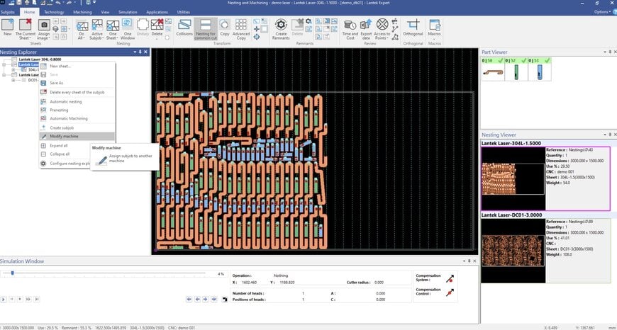 Machitech integra el software CAD/CAM de Lantek