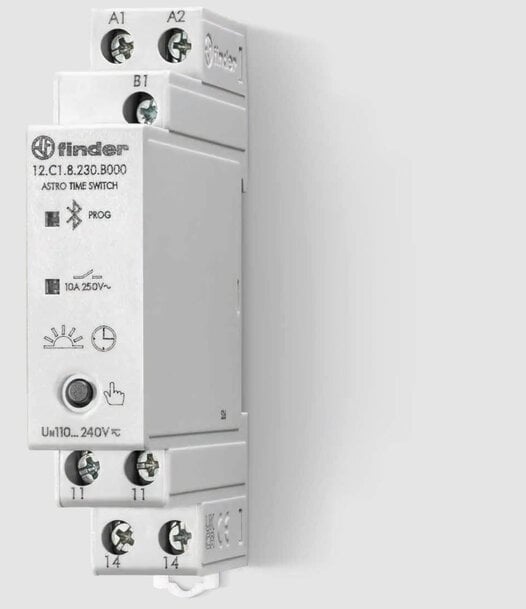 Interruptor horario multifunci&oacute;n compacto con funciones astron&oacute;micas y Bluetooth