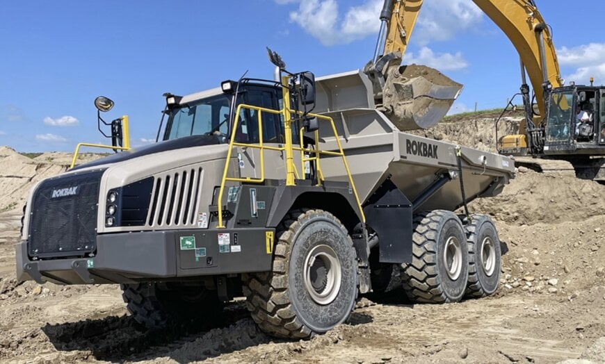 Les tombereaux Rokbak soutiennent la productivit&eacute; d&rsquo;une carri&egrave;re au Canada