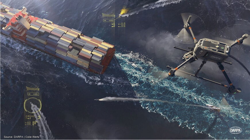 Maritime Defense Sensing System for USV Threats