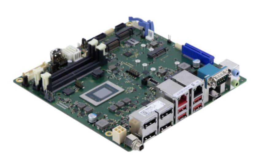Mini-ITX Motherboard for Industrial Edge AI Computing