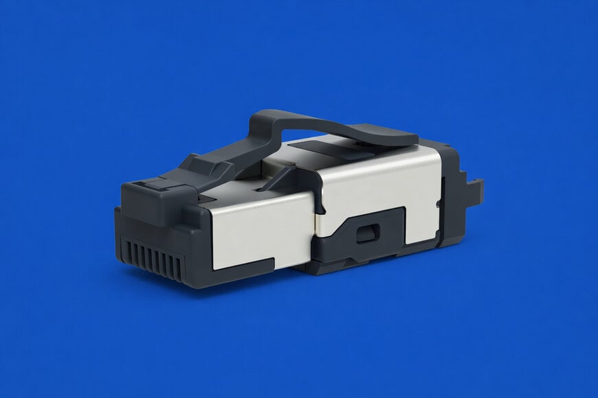 Ultrakurzer RJ45-Steckverbinder f&uuml;r dichte Installationen