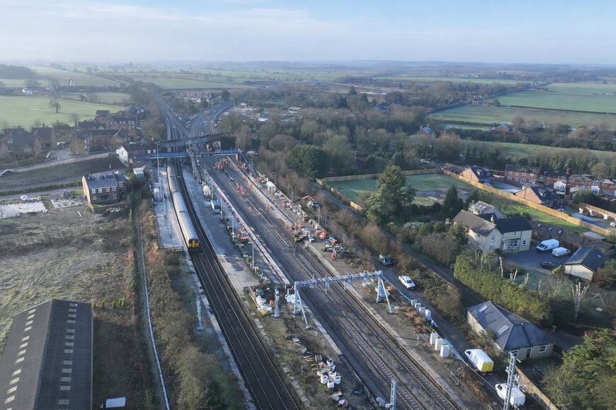 Modernisation de l&rsquo;infrastructure ferroviaire entre Leeds et York