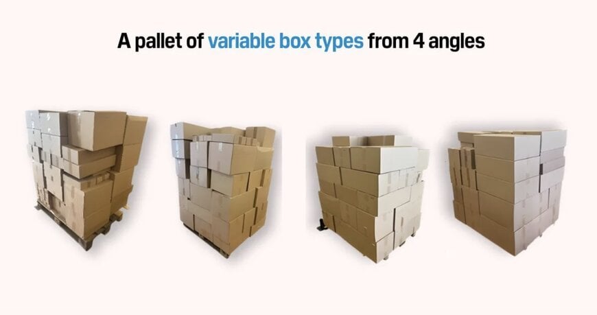 AI and 3D Vision Transform Mixed Palletizing