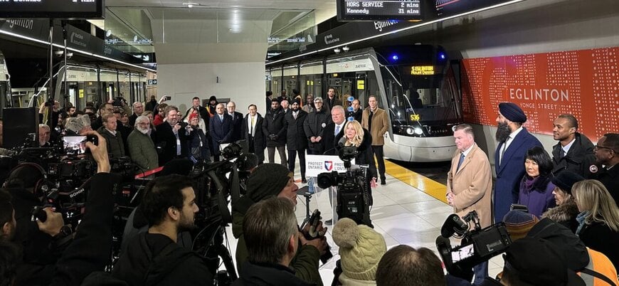 Les v&eacute;hicules l&eacute;gers d'Alstom sont entr&eacute;s en service sur le LRT Eglinton Crosstown &agrave; Toronto, Canada