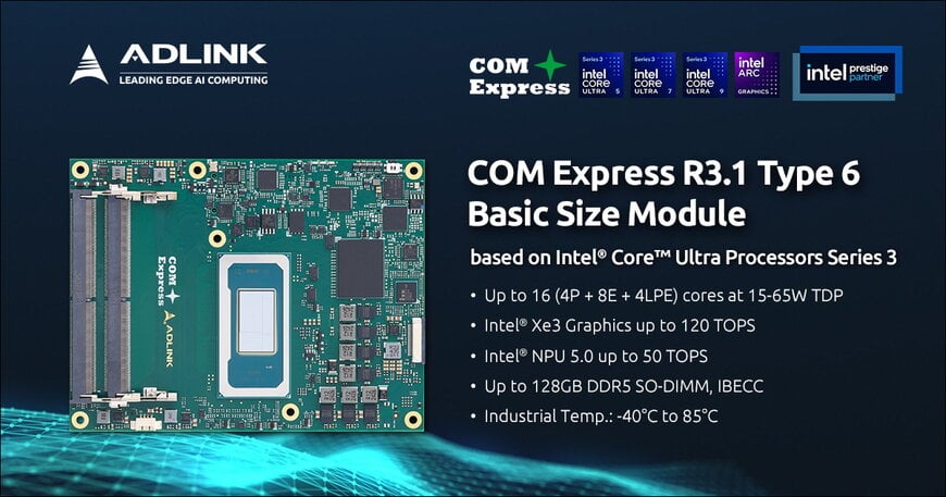 Intel Core Ultraシリーズ2アーキテクチャを統合した埋め込み型モジュール