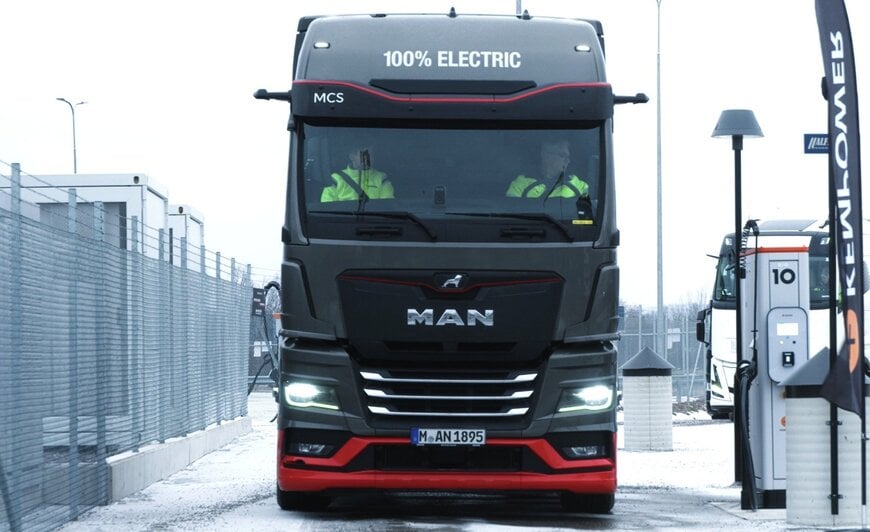 Megawattladdning demonstrerad för elektriska tunglastlastbilar