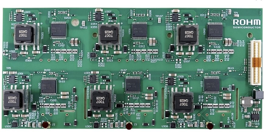 三相インバータ向けSiCモジュール対応リファレンス設計を公開