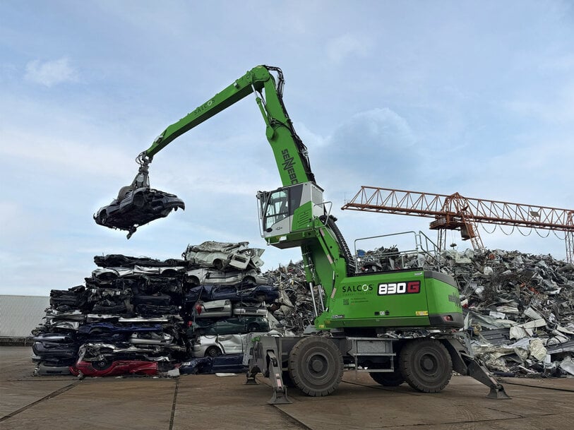 SENNEBOGEN Deploys Green Steel Material Handler