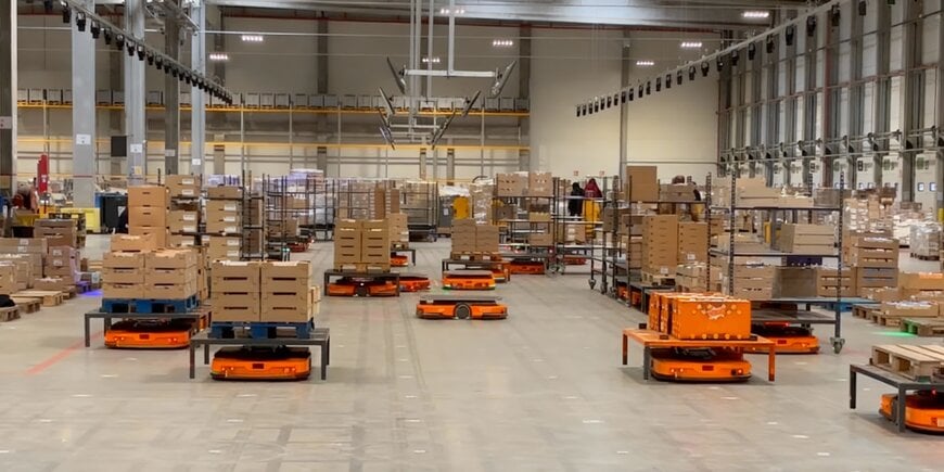 La solution robotique Pallet-to-Person s&rsquo;adapte &agrave; la variabilit&eacute; des flux logistiques 