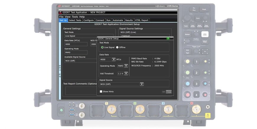 GDDR7 Compliance Test Solution Accelerates High-Speed Memory Development