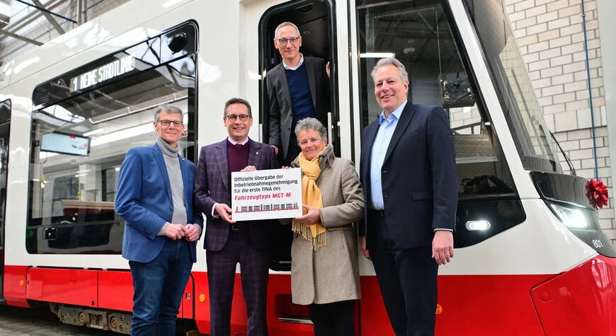 Starting signal for modern mobility in Halle (Saale): The short TINA is coming to the rails