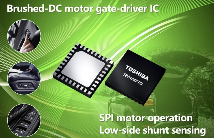 Le circuit pilote de grille pour moteurs à courant continu intègre une interface SPI
