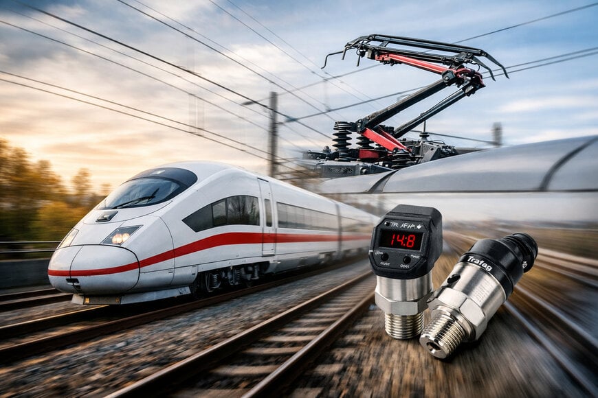 Railway Pressure Sensors Improve Reliability in High-Speed Trains