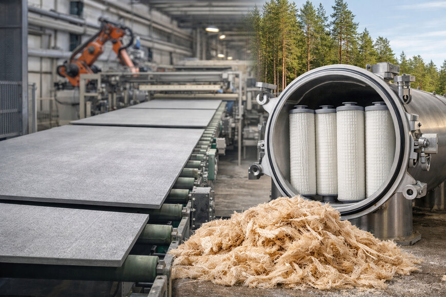 Renewable pulp improves fiber cement and filtration
