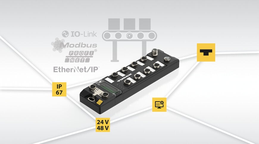 Turck Adds IO-Link to IP67 CAN Roller Controller