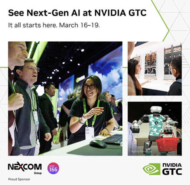 NEXCOM Showcases Safe Embodied AI Robots at NVIDIA GTC 2026