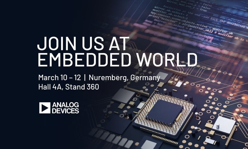 Analog Devices showcases embedded sensing and control platforms