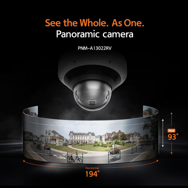 Hanwha Vision Launches 13MP AI Panoramic Camera