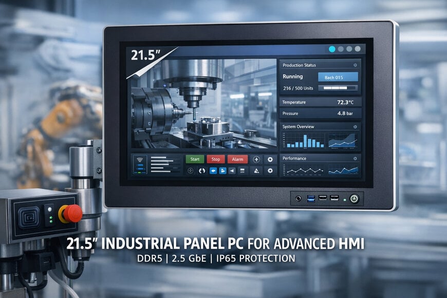 21.5-Inch Industrial Panel PC for Advanced HMI