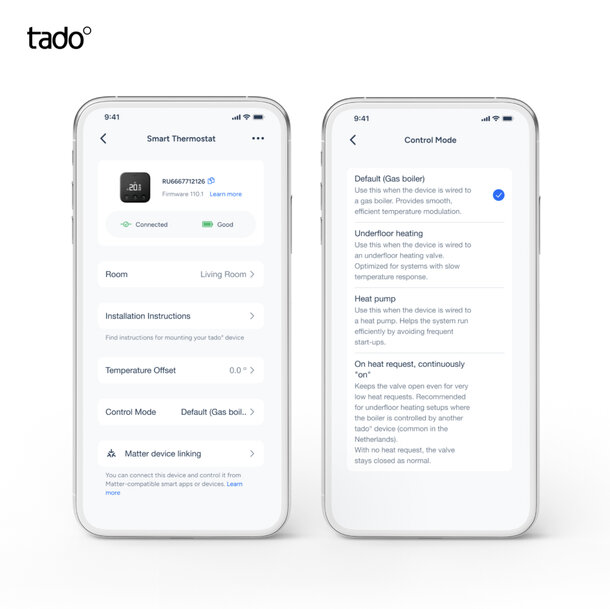 tado&deg; Launches System-Specific Control Mode for Smart Heating