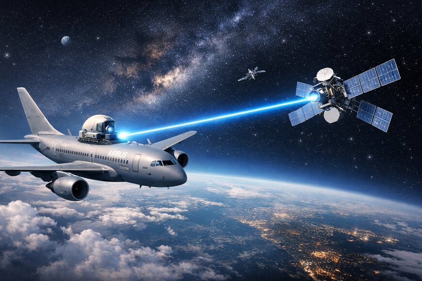 Lasercommunicatie tussen vliegtuig en ruimte gevalideerd