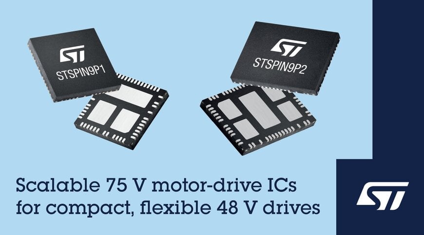 75V Motor Driver ICs Target 48V Industrial Systems