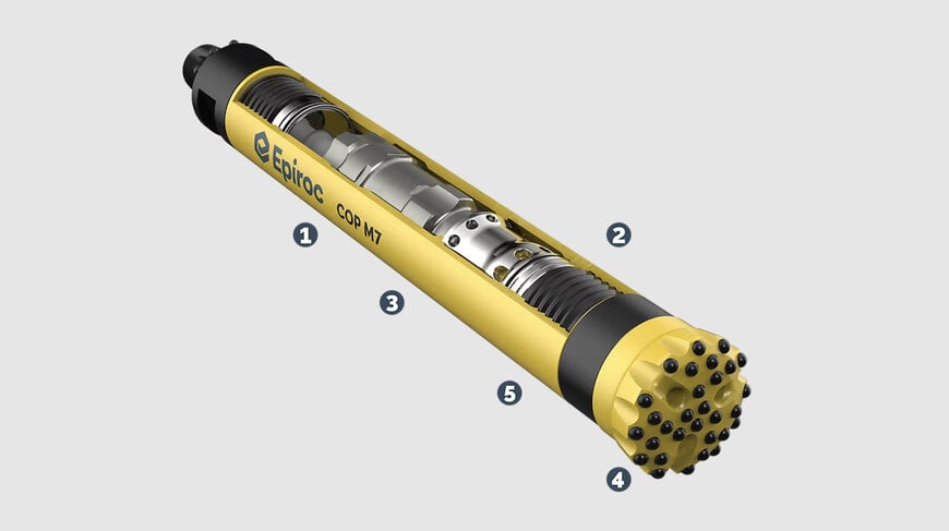 Epiroc COP M7 Improves DTH Drilling Efficiency