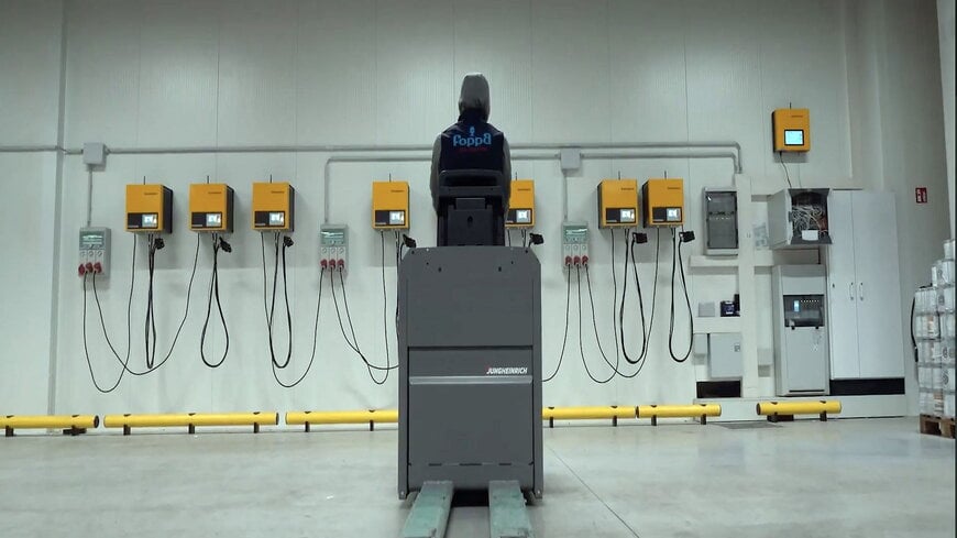 Aktives Lastmanagement von Jungheinrich optimiert Solarstrom für Industrieflotten