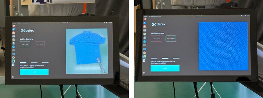 Efficient textile recycling with AI and image processing