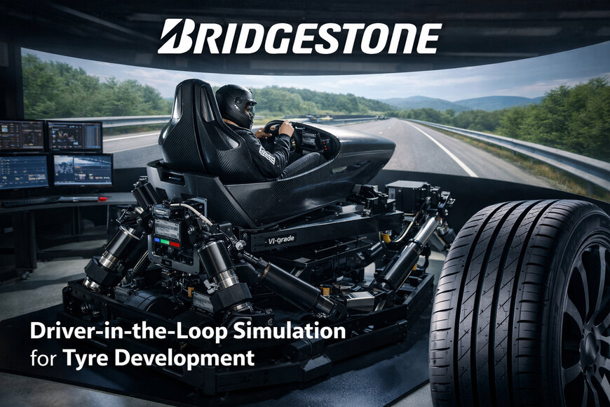 Bridgestone Deploys Driver-in-the-Loop Simulation for Tyre Development