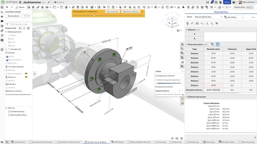 Les informations de fabrication s'invitent au cœur du modèle 3D