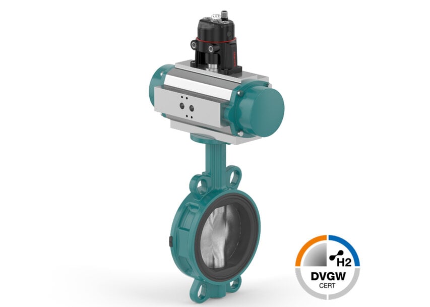 GEMÜ certifie des vannes papillon pour les applications hydrogène