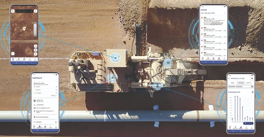 Remote monitoring platform for construction machinery fleets