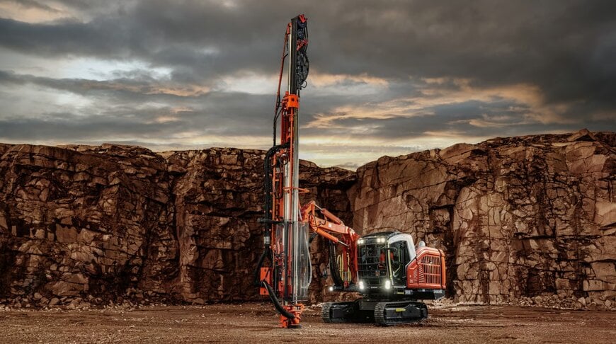 Top Hammer Surface Drill Rig Designed for High-Capacity Mining Operations