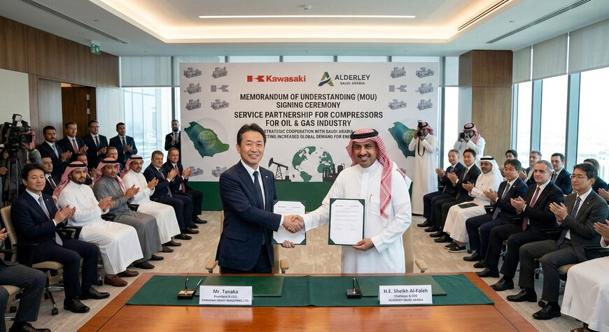 Kawasaki Partners with Alderley to Advance Saudi Arabian Compressor Services